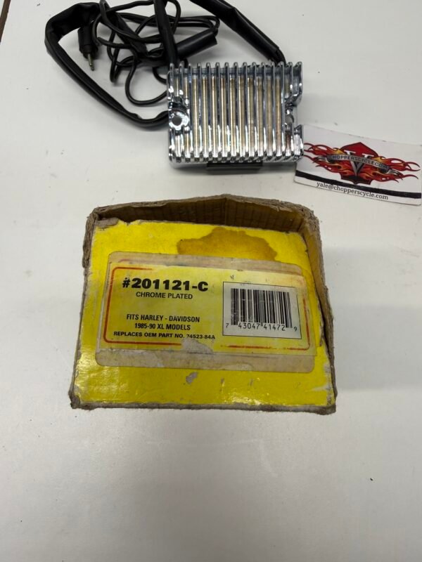 Accel Chrome Voltage Regulator 07-201121C for 1985-90 Harley XL