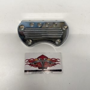 Chrome Billet Top Handlebar Clamp 4 Light Holes for Harley