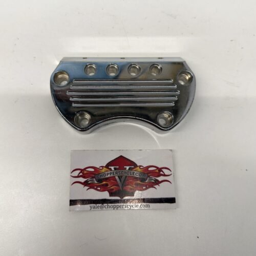 Chrome Billet Top Handlebar Clamp 4 Light Holes for Harley
