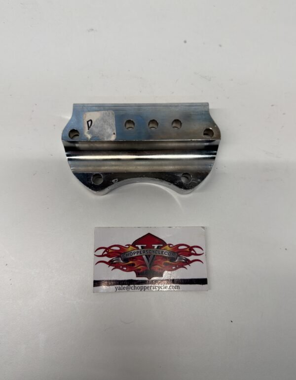Chrome Billet Top Handlebar Clamp 4 Light Holes for Harley