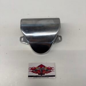 CH955 (1) Shovelhead Panhead Handlebar Nacelle Clamp Polished Fork Cowl Cover