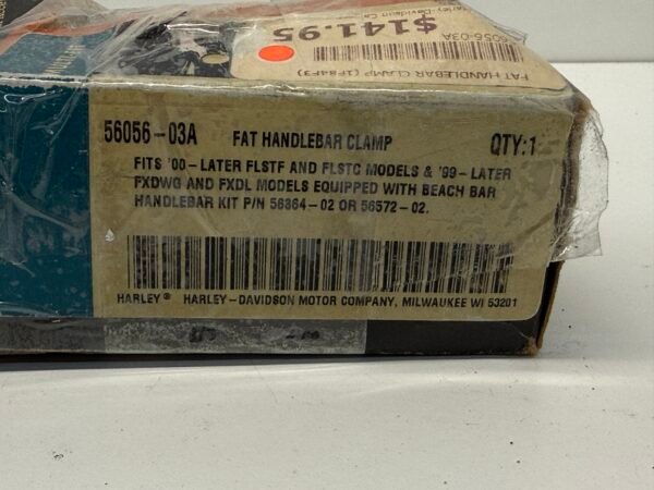 OEM Harley Fat Handlebar Clamp 56056-03A