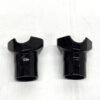 1" Handlebar Black Risers 1.5 " for Harley Sportster Dyna Softail