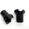1" Handlebar Black Risers 1.5 " for Harley Sportster Dyna Softail