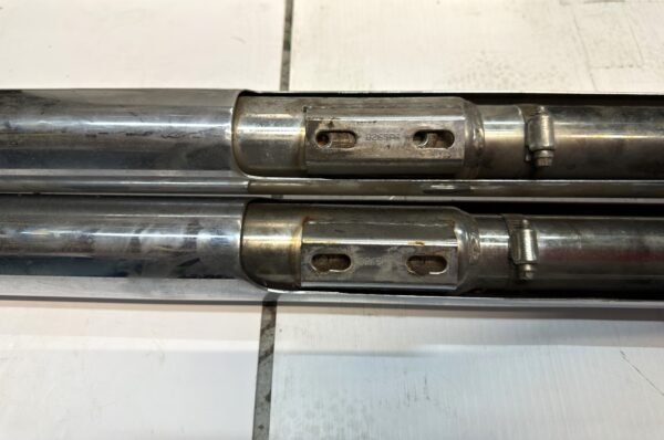 CH966 (8) Vance & Hines Big Shots Long Chrome Exhaust System for Harley 1999-earlier IVO Softail