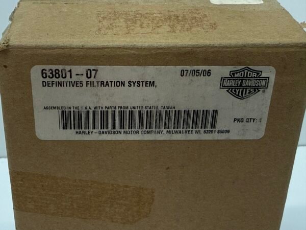 OEM Harley Definitive5 Filtration System 63801-07