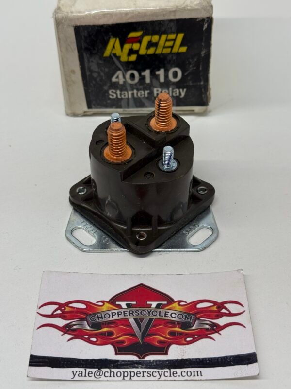 V-Twin ACCEL 40110 Starter Relay for Harley