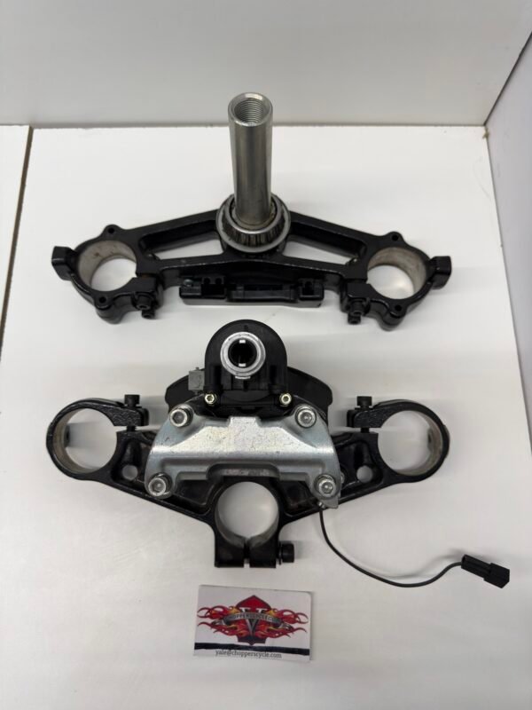 OEM Harley Triple Trees with Riser, Top Clamp, Ignition for 14-2023 Touring