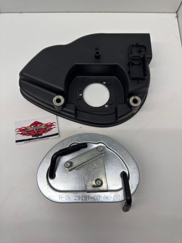 Air Cleaner Backing Plate 29182-08 and Filter 29191-08 for 08-15 Dyna