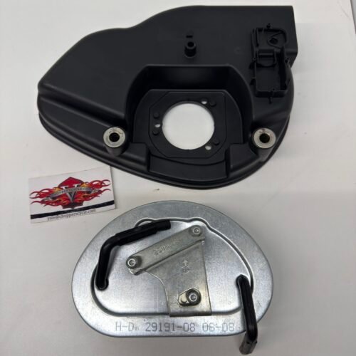 Air Cleaner Backing Plate 29182-08 and Filter 29191-08 for 08-15 Dyna