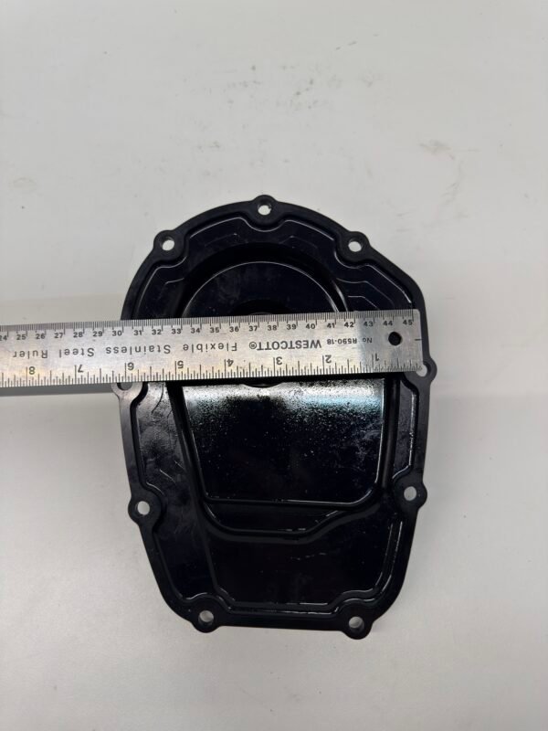 Alloy Art Black Finned Comp Cam Cover M8 for Harley Softail, Touring