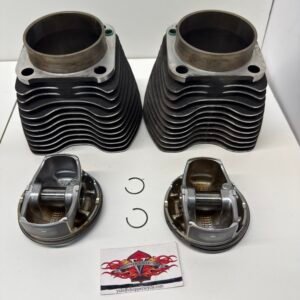 CH992 (1) OEM Harley Cylinders 16593-99 and Pistons KS309 TWIN CAM 99-06