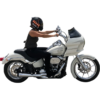 KLOCK WERKS 19? Tire Hugger Front Fender Wrapper 18-23 Harley Softail Low Rider