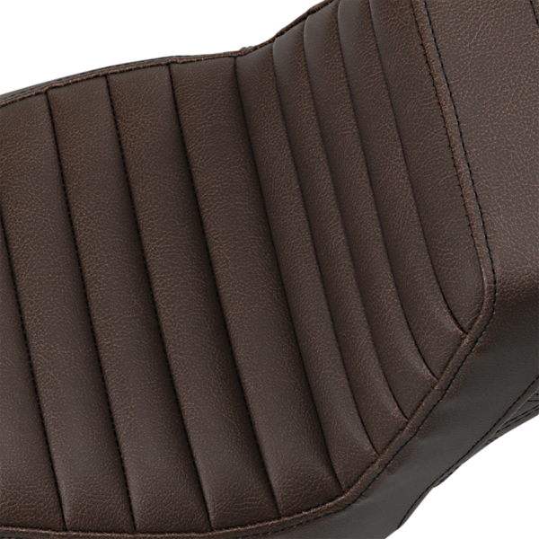 Saddlemen Step-Up Seat Brown for 2018-2026 Softail Street Bob