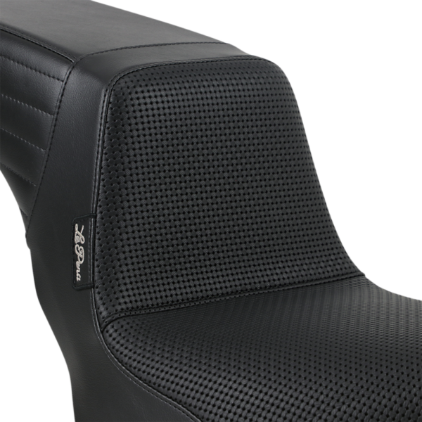 CH1027 (3) Seat LE PERA KickFlip Basketweave LYO-590BW for 18-23 Harley Fat Boy FLFB