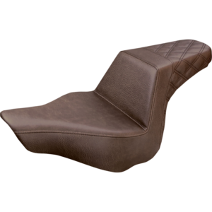 CH1029 (1) Saddlemen Brown Step-Up? Rear LS Seat for 13-17 Harley FXSB Breakout