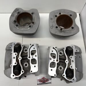 OEM Harley Cylinders 16593-99 and Heads w/ Springs 16723-99, 16725-99 1999-2016 Twin Cam