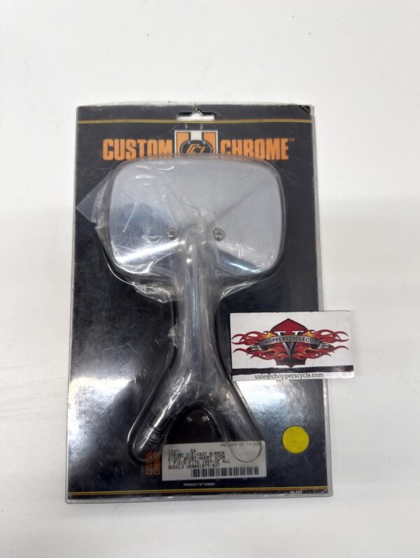 Custom Chrome Die-Cast Mirror 12371 Right Short Stem 1965-up all Harley