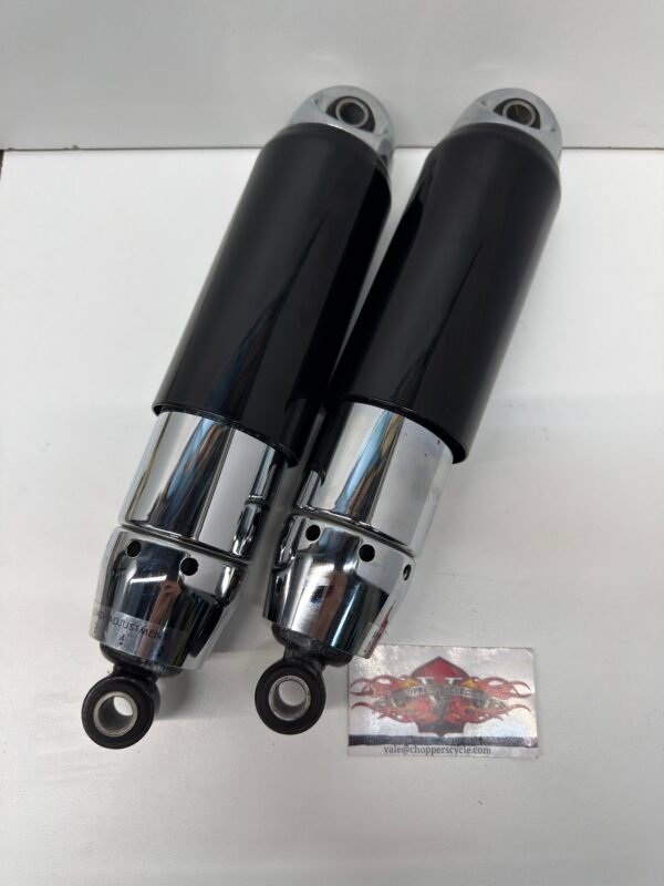 Chrome 12" Rear Shocks Suspension For 97-17 Harley Touring
