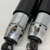 Chrome 12" Rear Shocks Suspension For 97-17 Harley Touring