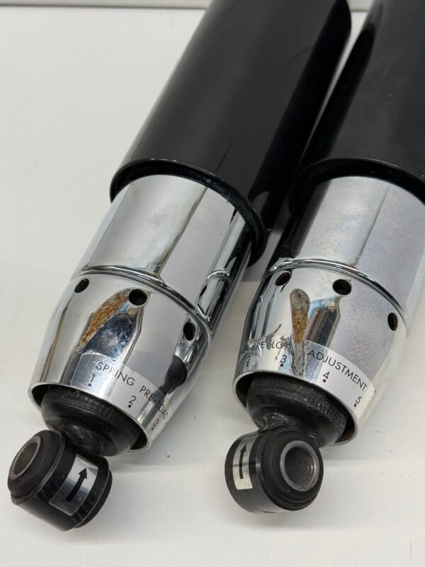 Chrome 12" Rear Shocks Suspension For 97-17 Harley Touring