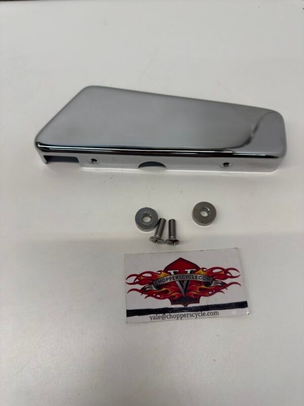 Starter Relay Cover Kit Chrome 66425-68 for 1966-84 Harley FL FLH Big Twin