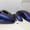 Custom Paint Set Purple Blue Denim for Harley Cross Bones FLSTSB