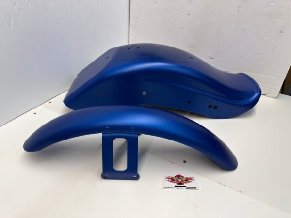 Harley Fender Set Blue Denim for 08-17 Softail