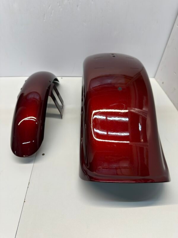 Harley Fender set Red for 08-17 Softail