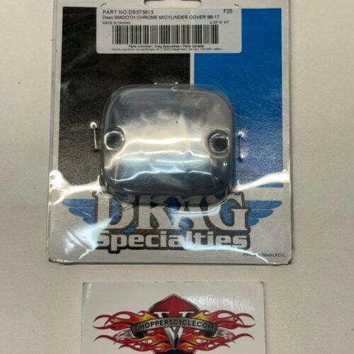 Drag Specialties Master Cylinder Cover Smooth Chrome  DS-373813 for 96-17 Harley
