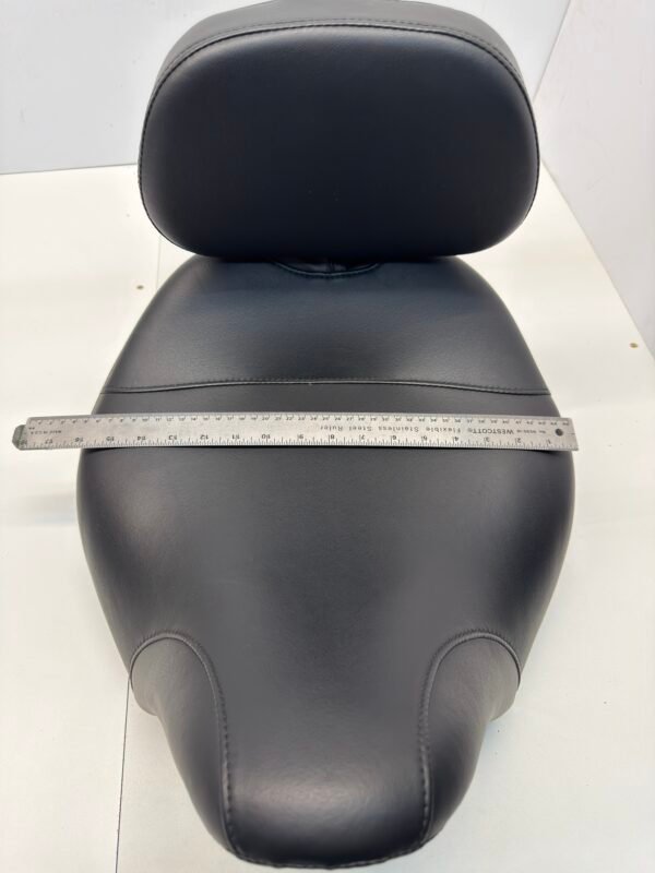 OEM Harley Signature Series? Solo Seat with ?Rider Backrest 51700-09 for 08-19 Touring