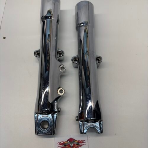 OEM Harley Chrome Fork Sliders Kit FLSTC/N 45500014 SHOWA 07-17 FLS