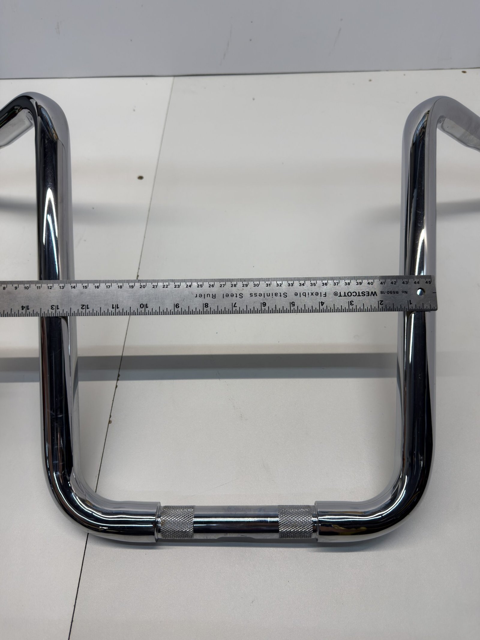 Harley 1 1/4" Handlebar Chrome  17" Rise, 33 3/4" Width