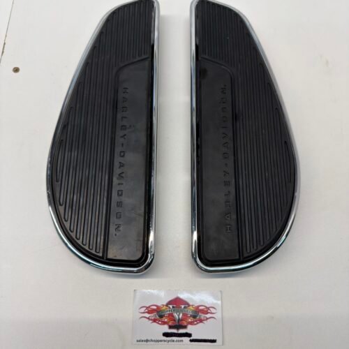 OEM Harley Flooboards Foot boards 50500741, 50500742 Chrome 18-26 Softail