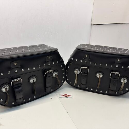 Edge Saddlebags with mounts for Harley FXR