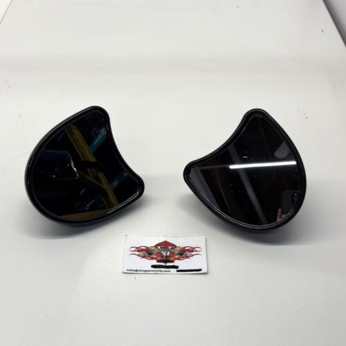 Harley Aftermarket Black Fairing Mounted Mirrors for 14-23 Street Glide FLHX