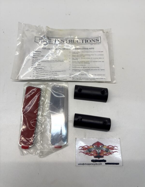 OEM Harley Saddlebag Extension Wear Strip Kit 90200963, 90200964