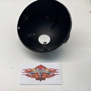 Motorcycle Headlight Housing 7.5" Black